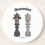Queenies Chess Dogs Coaster