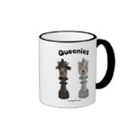 Queenies Chess Dogs Coffee Mugs