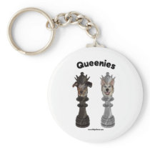 Queenies Chess Dogs Key Chains
