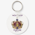 queens crown, WOMAN OF, PURPOSE, Rev 4:11, C4 keychains by iamrevyrev queens crown, WOMAN OF, PURPOSE, Rev 4:11, C4 keychains