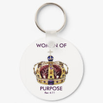 queens crown, WOMAN OF, PURPOSE, Rev 4:11, C4 keychains by iamrevyrev queens crown, WOMAN OF, PURPOSE, Rev 4:11, C4 keychains