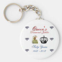 Queens Diamond Jubilee 1952-2012 60 Years Key Chains