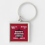 Queens Diamond Jubilee 1952-2012 Keychain