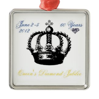 Queens Diamond Jubilee 2012 Ornament