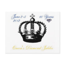 Queens Diamond Jubilee 2012 Postcard
