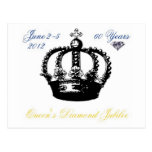 Queens Diamond Jubilee 2012 Postcard
