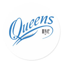 Queens, New York cards Stickers