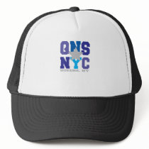 Queens, NY Purple Hat by brev87 Queens, NY Purple Hat