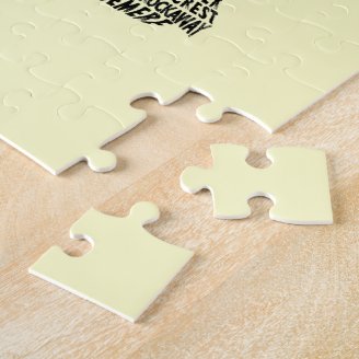 Queens NYC Typography Map Jigsaw Puzzle