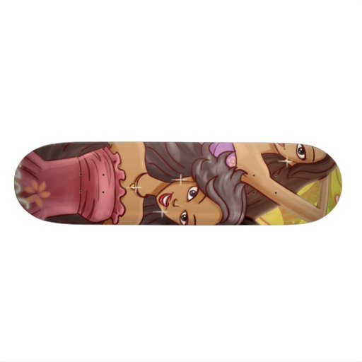 Queens of Africa Custom Skateboard