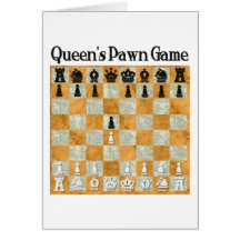 Queen's Pawn Game Card