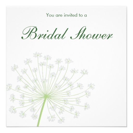 Queen'sAnne Bridal Shower Invitation