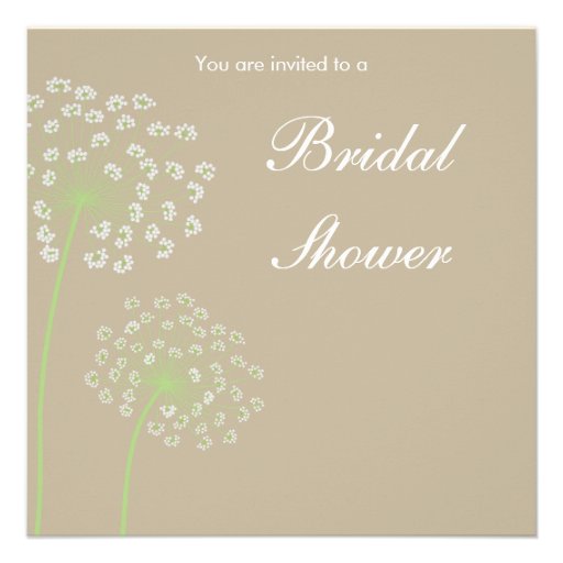 Queen'sAnne Bridal Shower Invitation