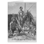 Queensland aborigines engraved from a photograph cards