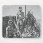 Queensland aborigines engraved from a photograph mousepad
