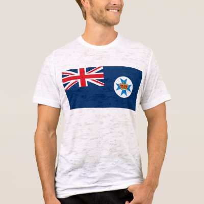 Queensland Flag T-shirt by FlagTshirts