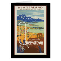 Queenstown New Zealand Greeting Card