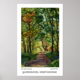 Queenswood, Herefordshire Poster print
