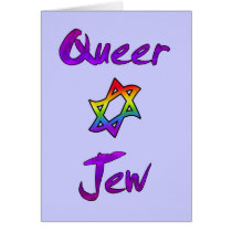 Queer Jew Cards cards
