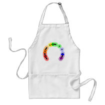 Queer Morse Code Arc Apron aprons