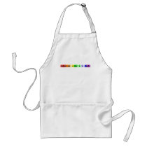 Queer Morse Code Bar Apron
