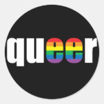Queer Pride Black Sticker
