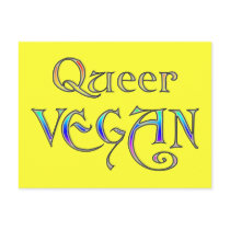 Queer Vegan Postcard