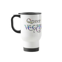 Queer Vegan Travel Mugs