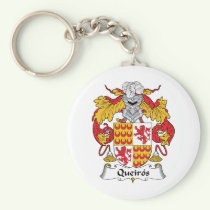 Queiros Family Crest Keychain