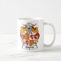 Queiros Family Crest Mug