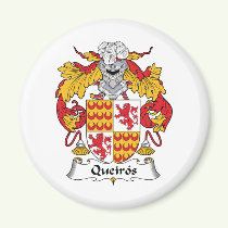 Queiros Family Crest Magnet