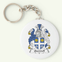 Quennell Family Crest Keychain