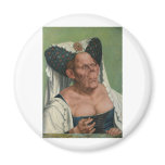 Quentin Massys - A Grotesque Old Woman, 1515 Fridge Magnet