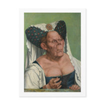 Quentin Massys - A Grotesque Old Woman, 1515 Post Card