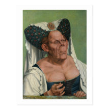 Quentin Massys - A Grotesque Old Woman, 1515 Post Card