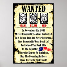 Querido: Obama, Pelosi, Reid Poster