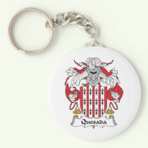 Quesada Family Crest Keychain