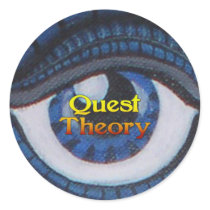 Quest Theory Sticker - Round - Eye of Truth