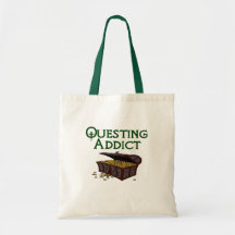 Questing Addict Tote Bag