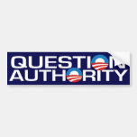 Question Authority Bumper Sticker