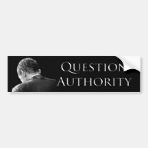 Question Authority Bumper Stickers