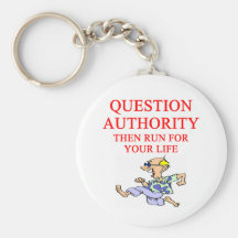 question authority key chains