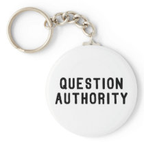 Question Authority Key Chains