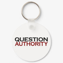 Question Authority (New) keychains