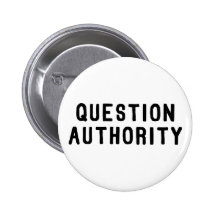 Question Authority Pin