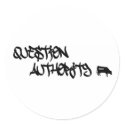 Question Authority Sticker