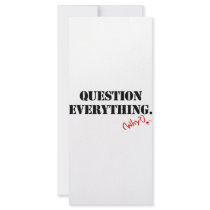 Question Everything Rack Cards