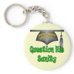 Question His Sanity keychains