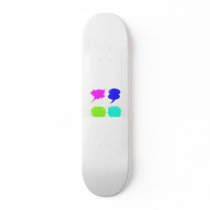 question maarks custom skate board