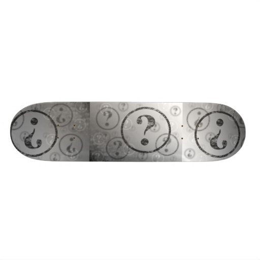 Question Mark Background BW Skateboards